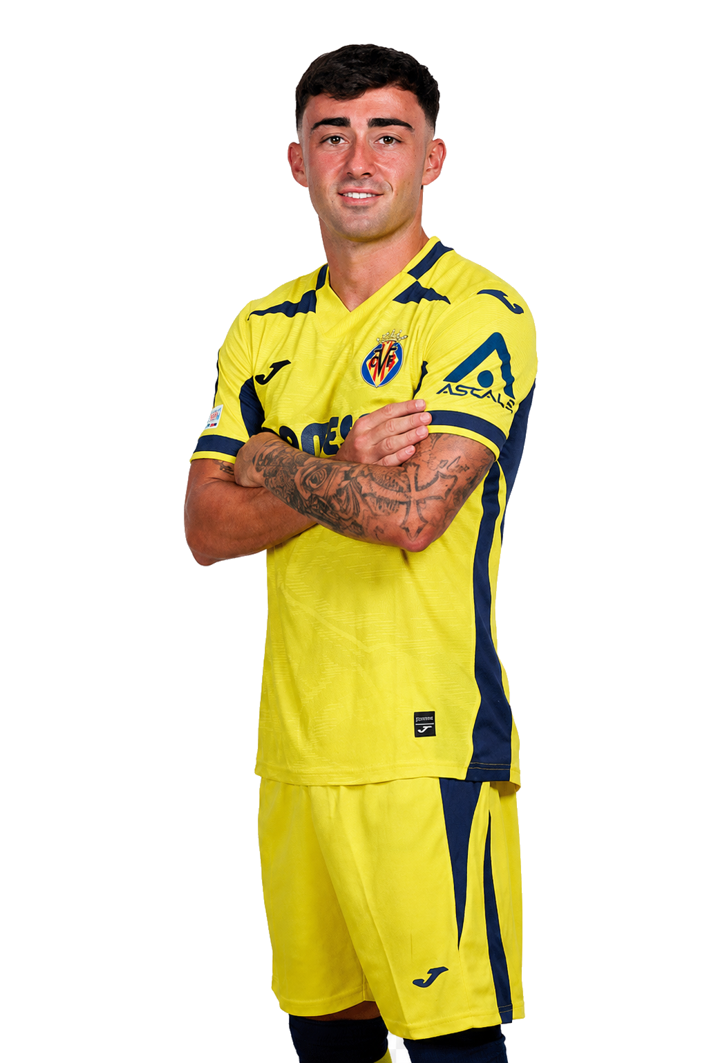 Retrato recortado de Alberto Moleiro con el Villarreal