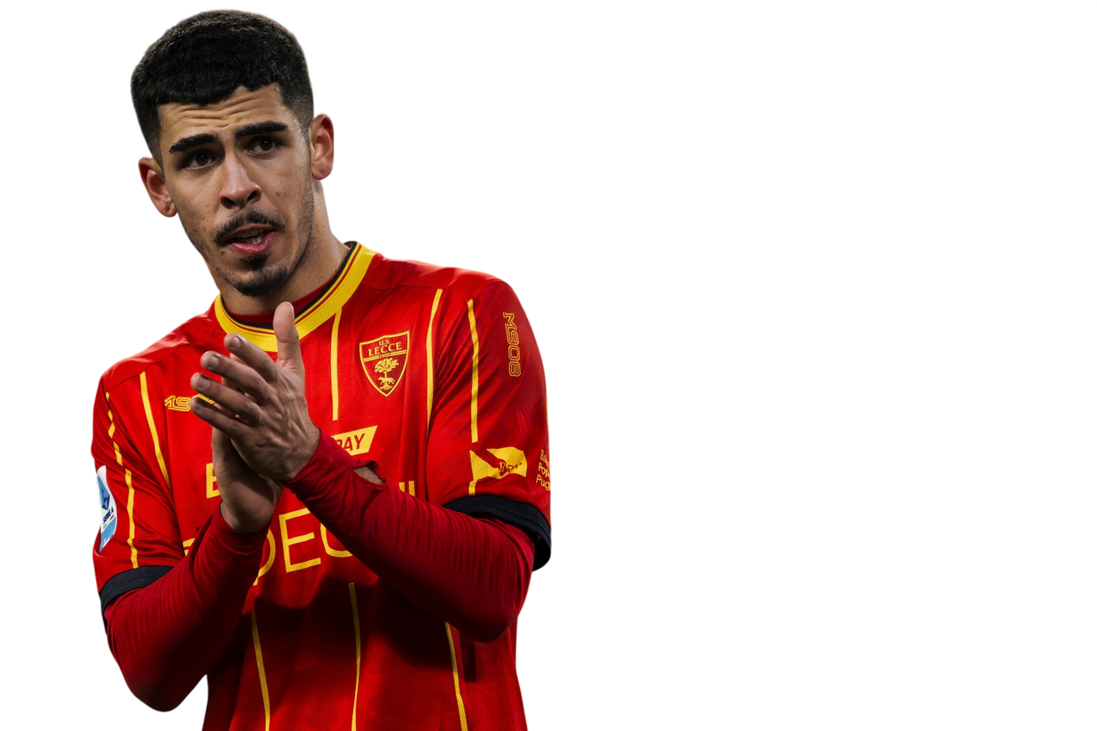 Retrato recortado de Danilo Veiga con el US Lecce