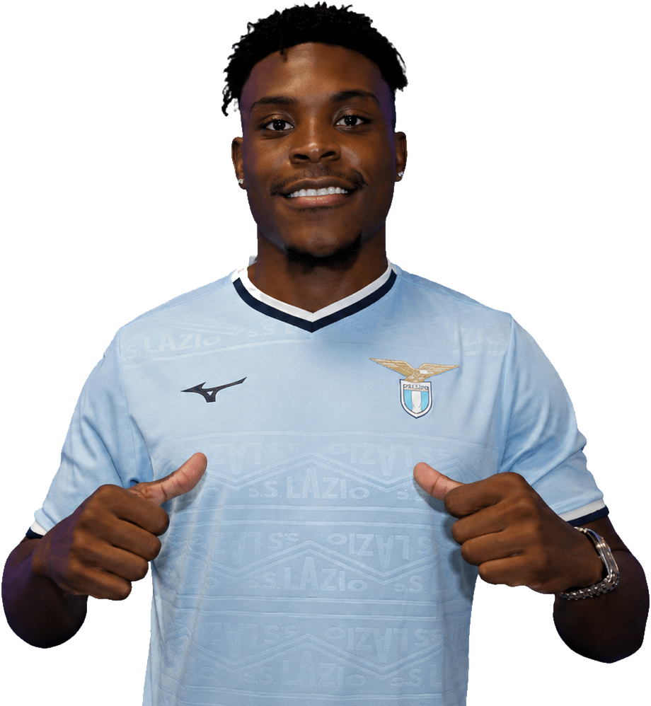 Retrato recortado de Fisayo Dele-Bashiru con la SS Lazio